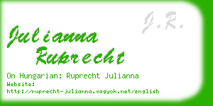 julianna ruprecht business card